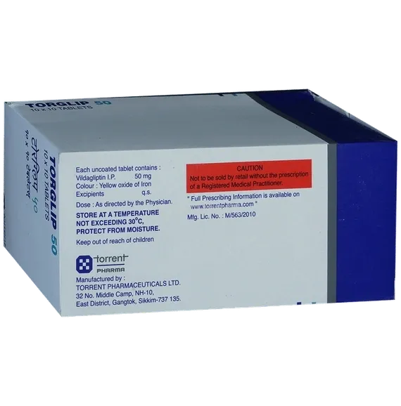 torglip 50mg tablet 10's